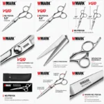 Forbici Professionali Capelli VG10 | WMARK NG-PS010A