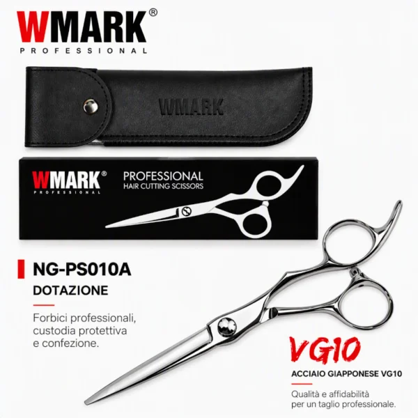 Forbici Professionali Capelli VG10 | WMARK NG-PS010A